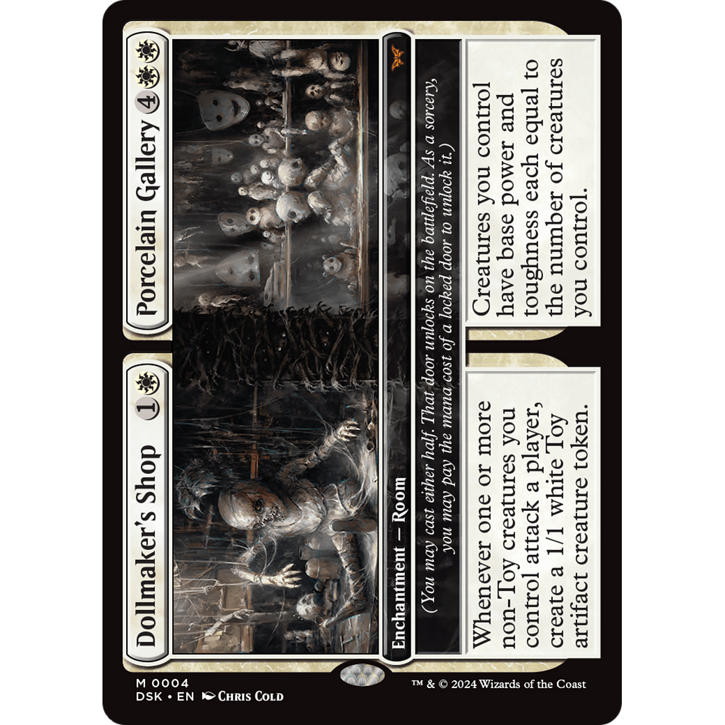 Dollmaker's Shop // Porcelain Gallery (DSK-004) - Duskmourn: House of Horror Foil