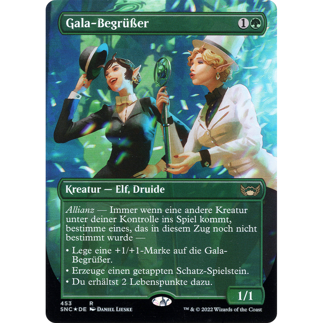 Gala Greeters (German) (UMP-453) - Streets of New Capenna (Borderless) Foil
