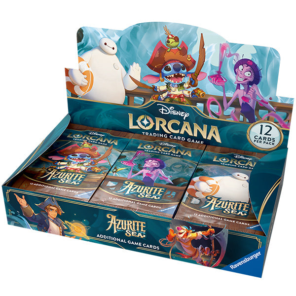 Disney Lorcana: Azurite Sea Set 6 Booster Box (24 Packs) (Pre-Order Expected Release 11/15/24)