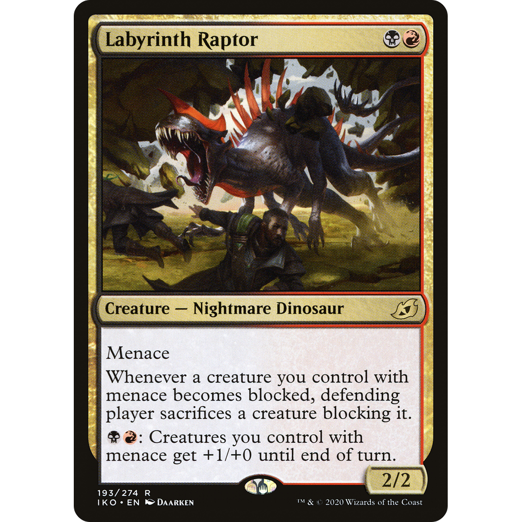Labyrinth Raptor (IKO-193) - Ikoria: Lair of Behemoths Foil