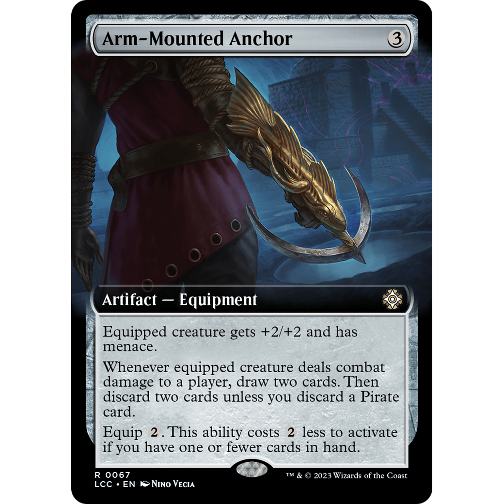 Arm-Mounted Anchor (LCC-067) - The Lost Caverns of Ixalan Commander: (Extended Art)