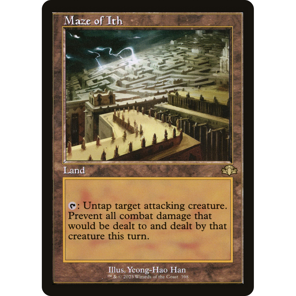 Maze of Ith (Retro Frame) (DMR-398) - Dominaria Remastered