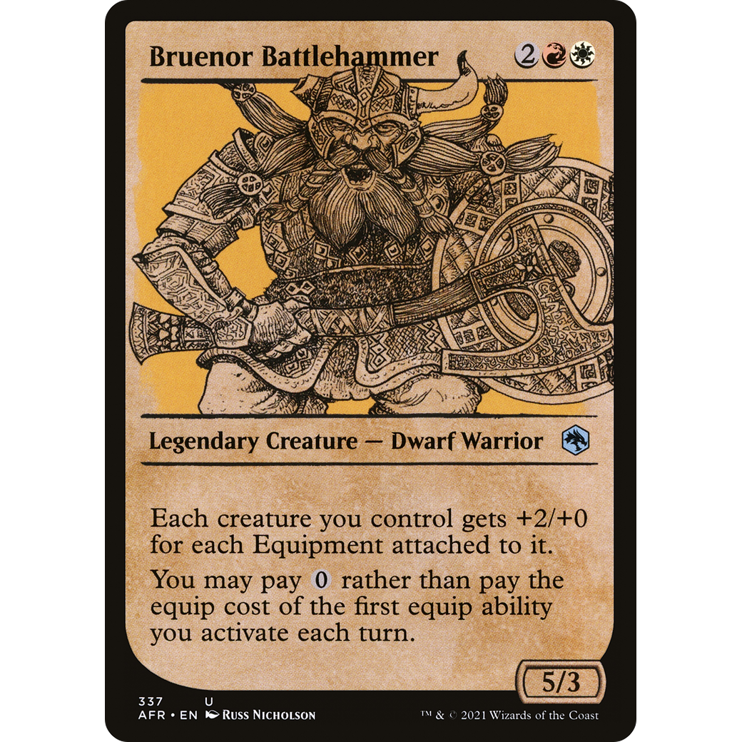 Bruenor Battlehammer (Showcase) (AFR-337) - Adventures in the Forgotten Realms: (Showcase)