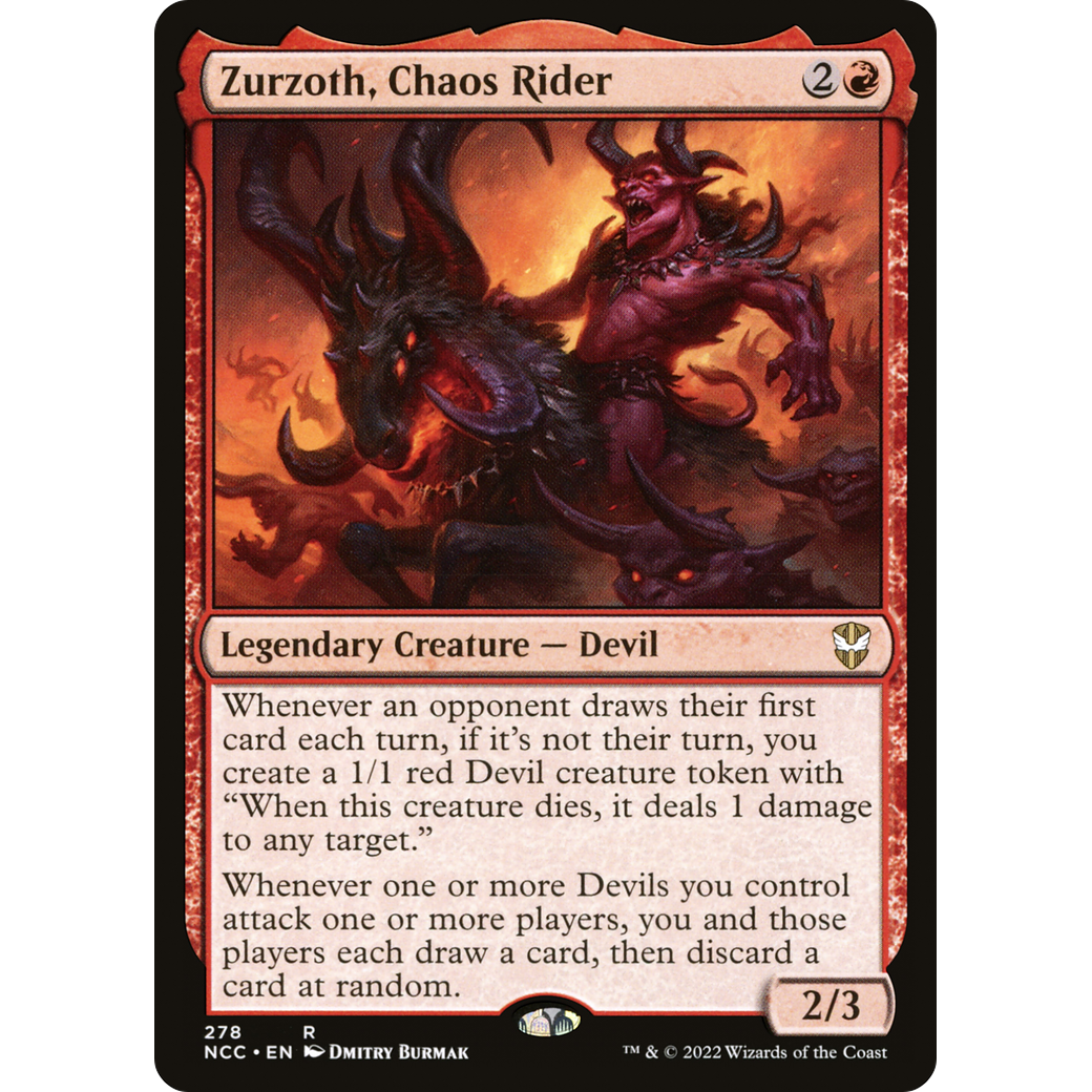 Zurzoth, Chaos Rider (NCC-278) - New Capenna Commander