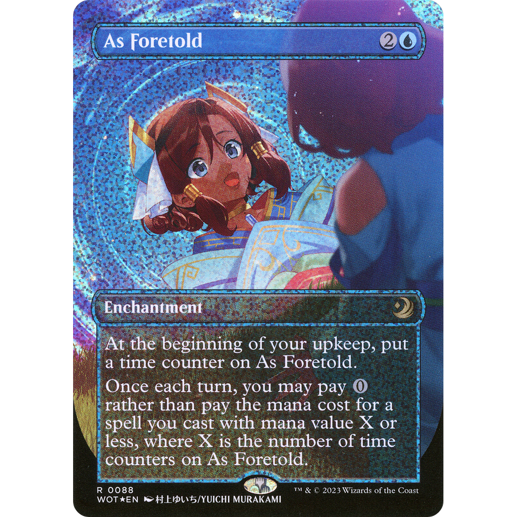 As Foretold (WOT-088) - Wilds of Eldraine: Enchanting Tales (Borderless) Foil