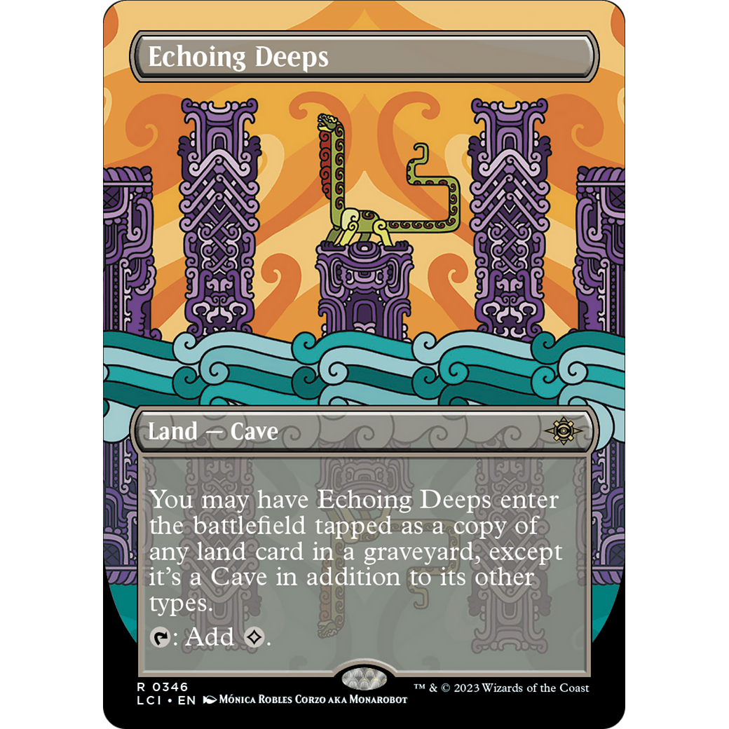 Echoing Deeps (LCI-346) - The Lost Caverns of Ixalan (Borderless) Foil