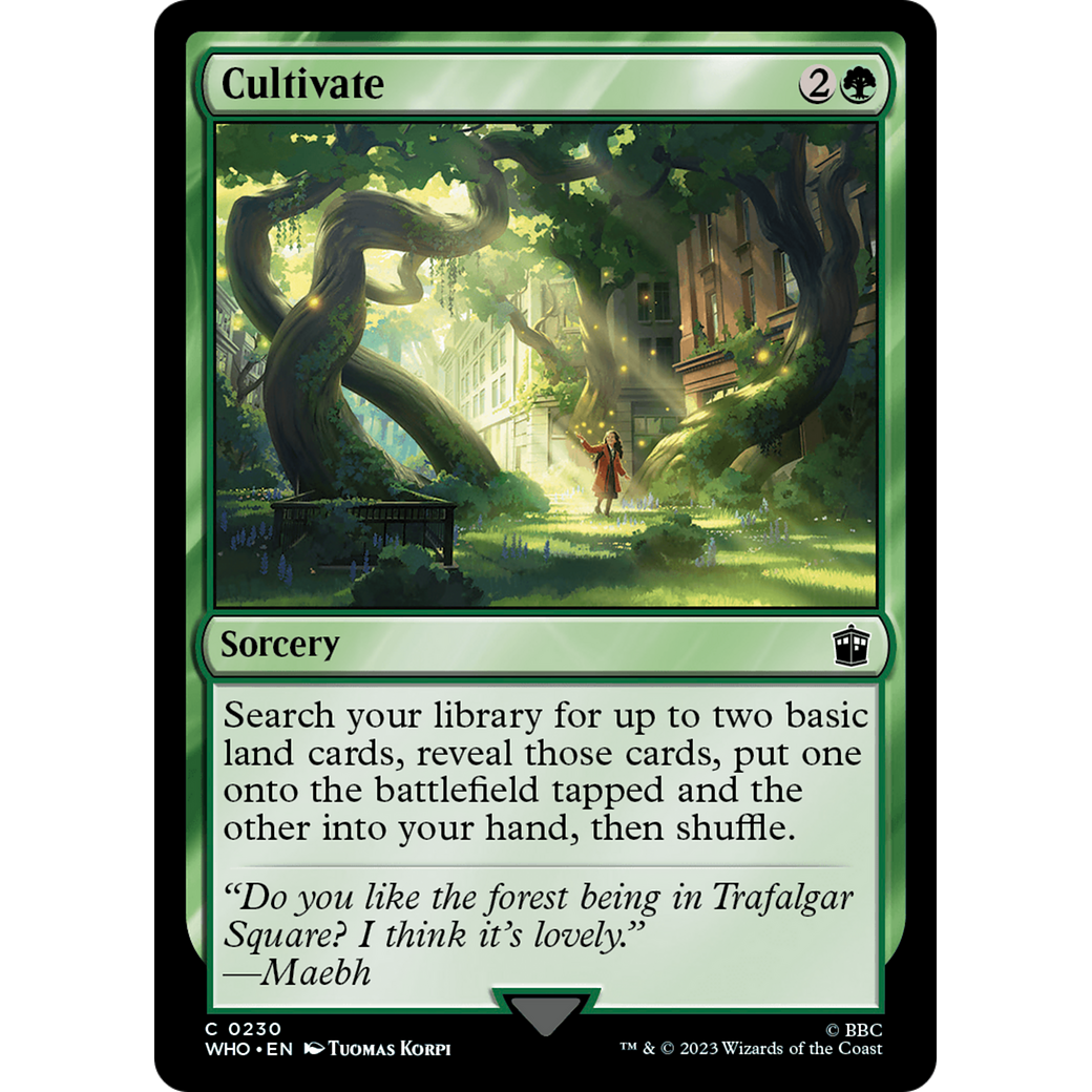 Cultivate (WHO-230) - Doctor Who