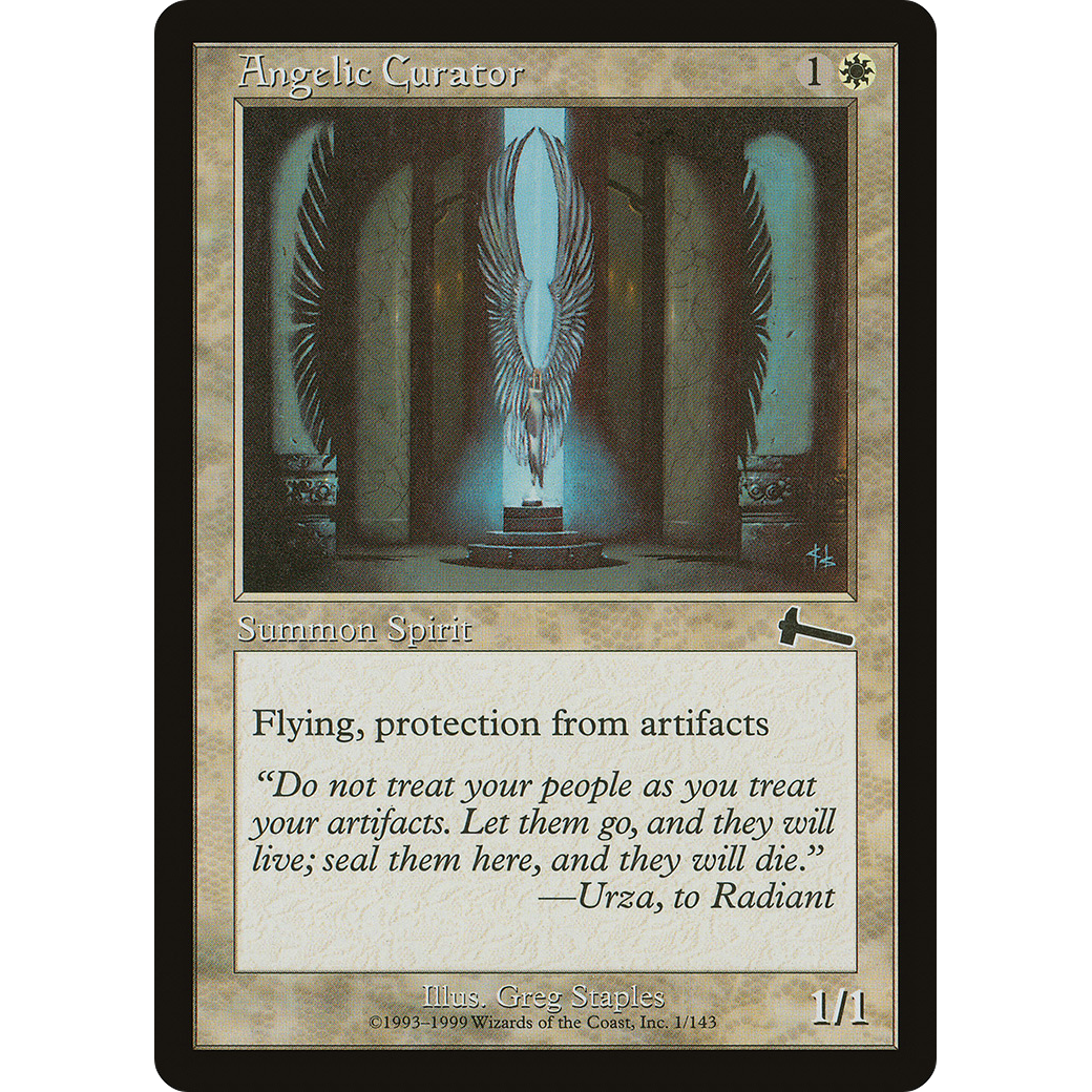 Angelic Curator (ULG-001) - Urza's Legacy