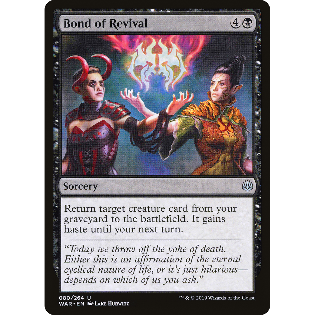 Bond of Revival (WAR-080) - War of the Spark
