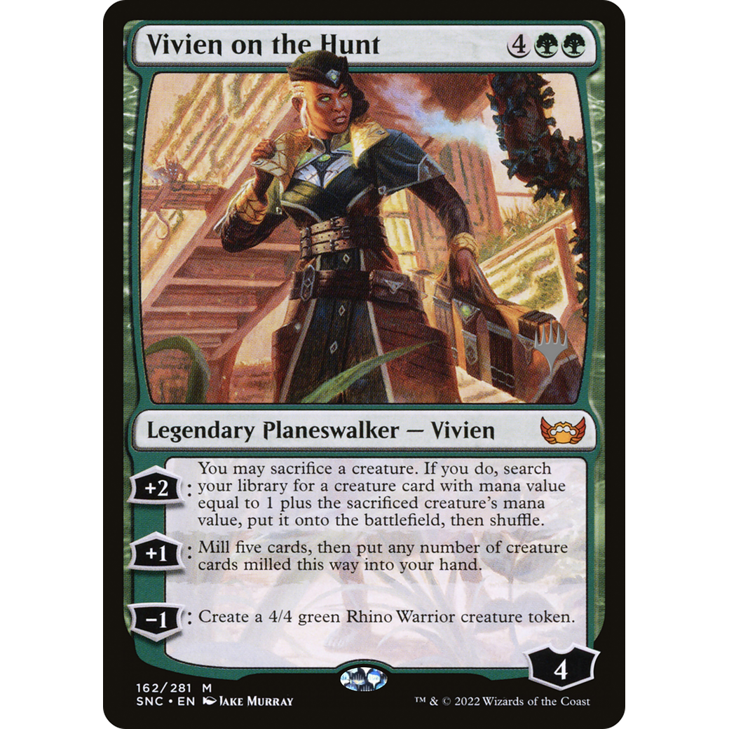 Vivien on the Hunt (PPSNC-162) - Streets of New Capenna Promos Foil