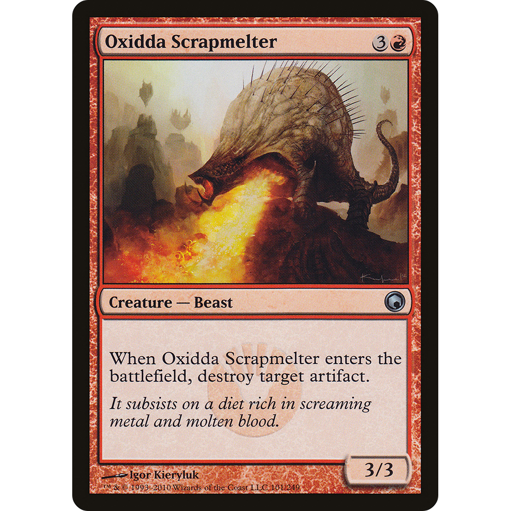 Oxidda Scrapmelter (SOM-101) - Scars of Mirrodin Foil