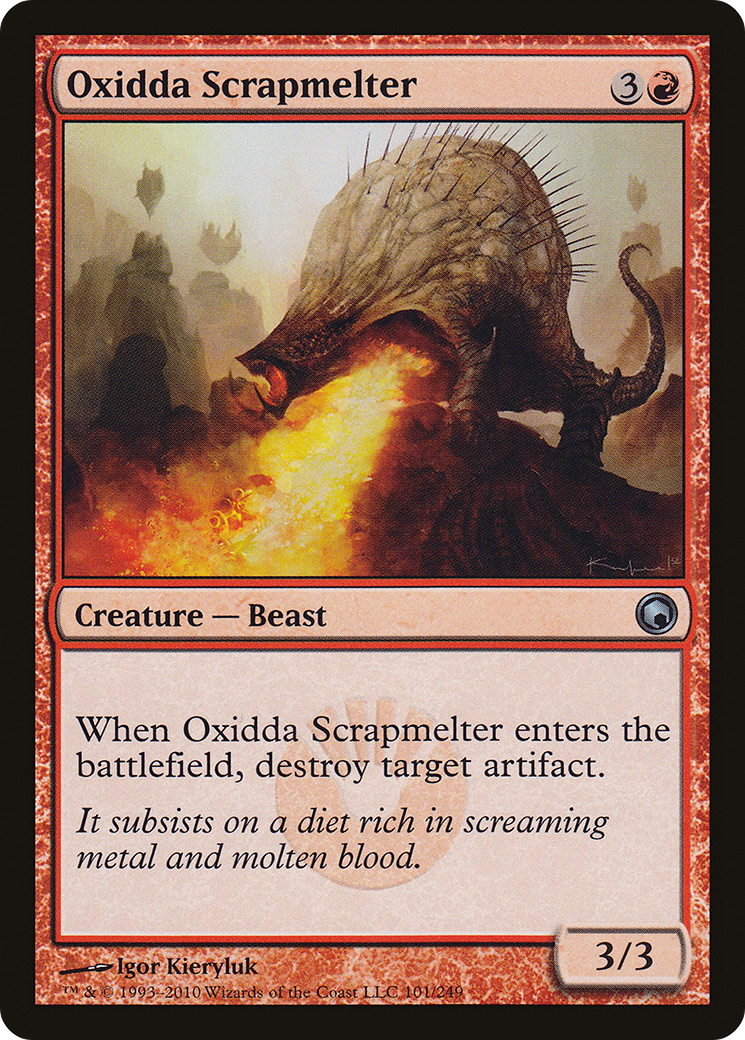 Oxidda Scrapmelter (SOM-101) - Scars of Mirrodin Foil