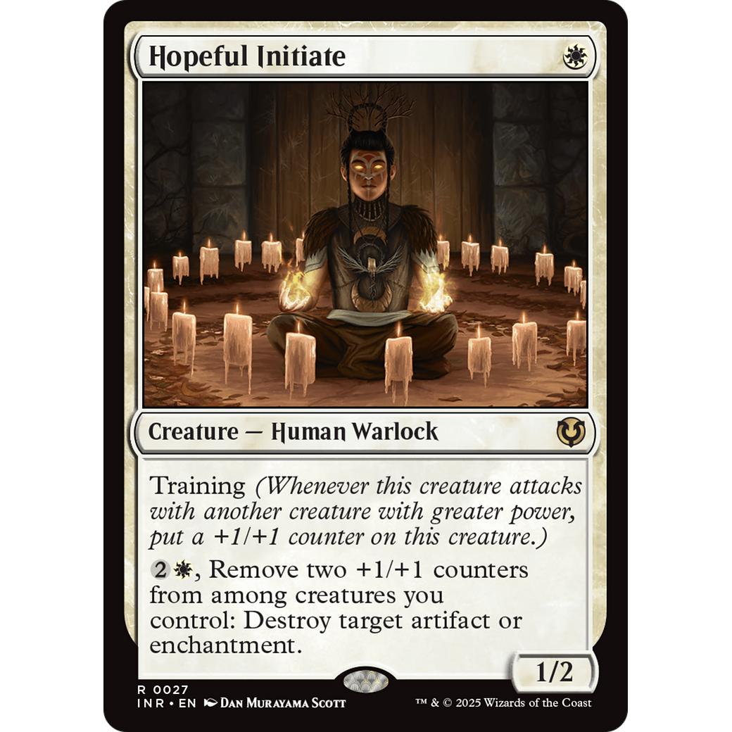 Hopeful Initiate (INR-027) - Innistrad Remastered Foil