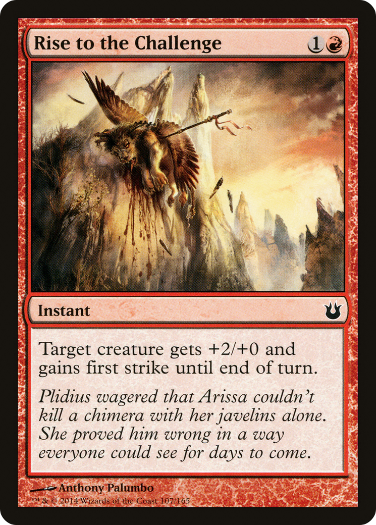Rise to the Challenge (BNG-107) - Born of the Gods Foil