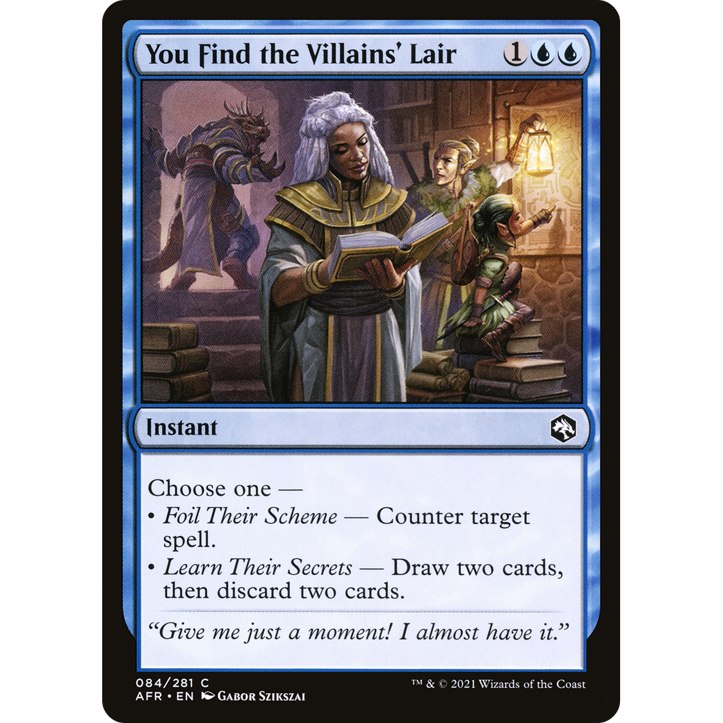 You Find the Villains' Lair (AFR-084) - Adventures in the Forgotten Realms Foil