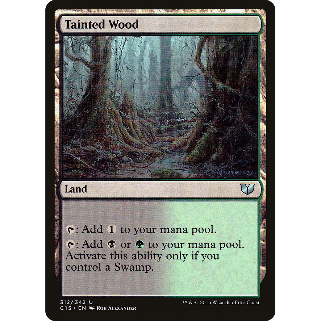 Tainted Wood (C15-312) - Commander 2015