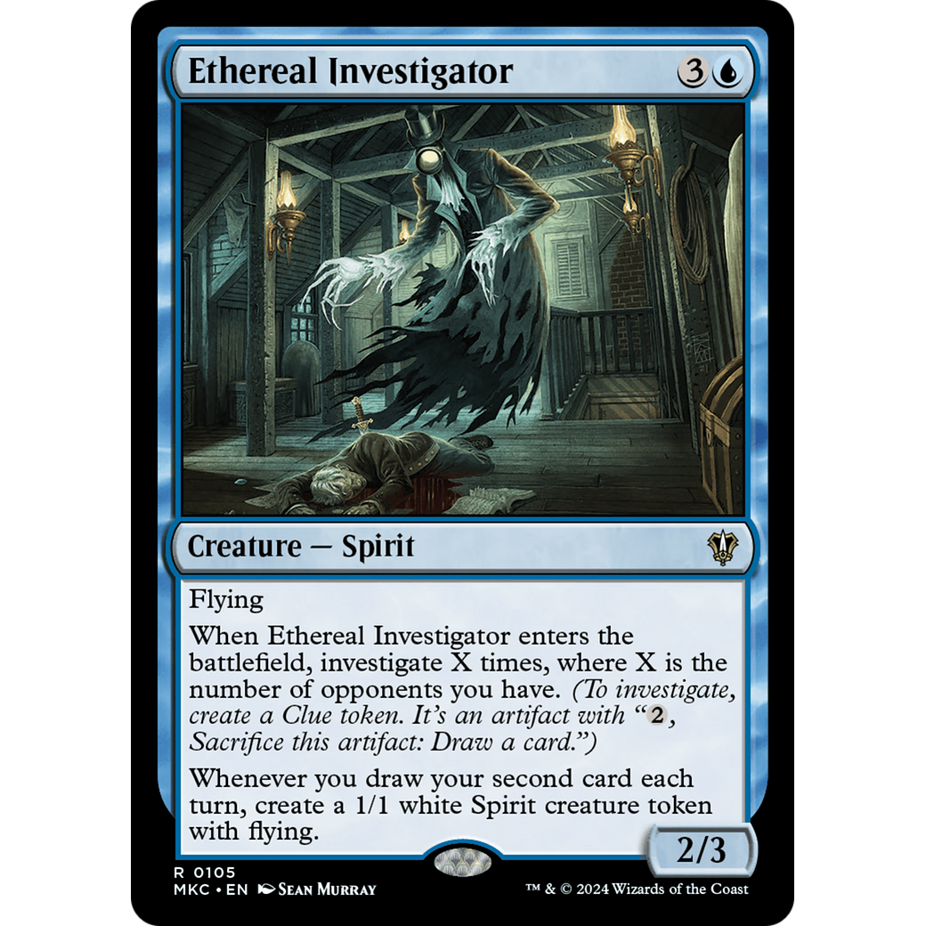 Ethereal Investigator (MKC-105) - Murders at Karlov Manor Commander