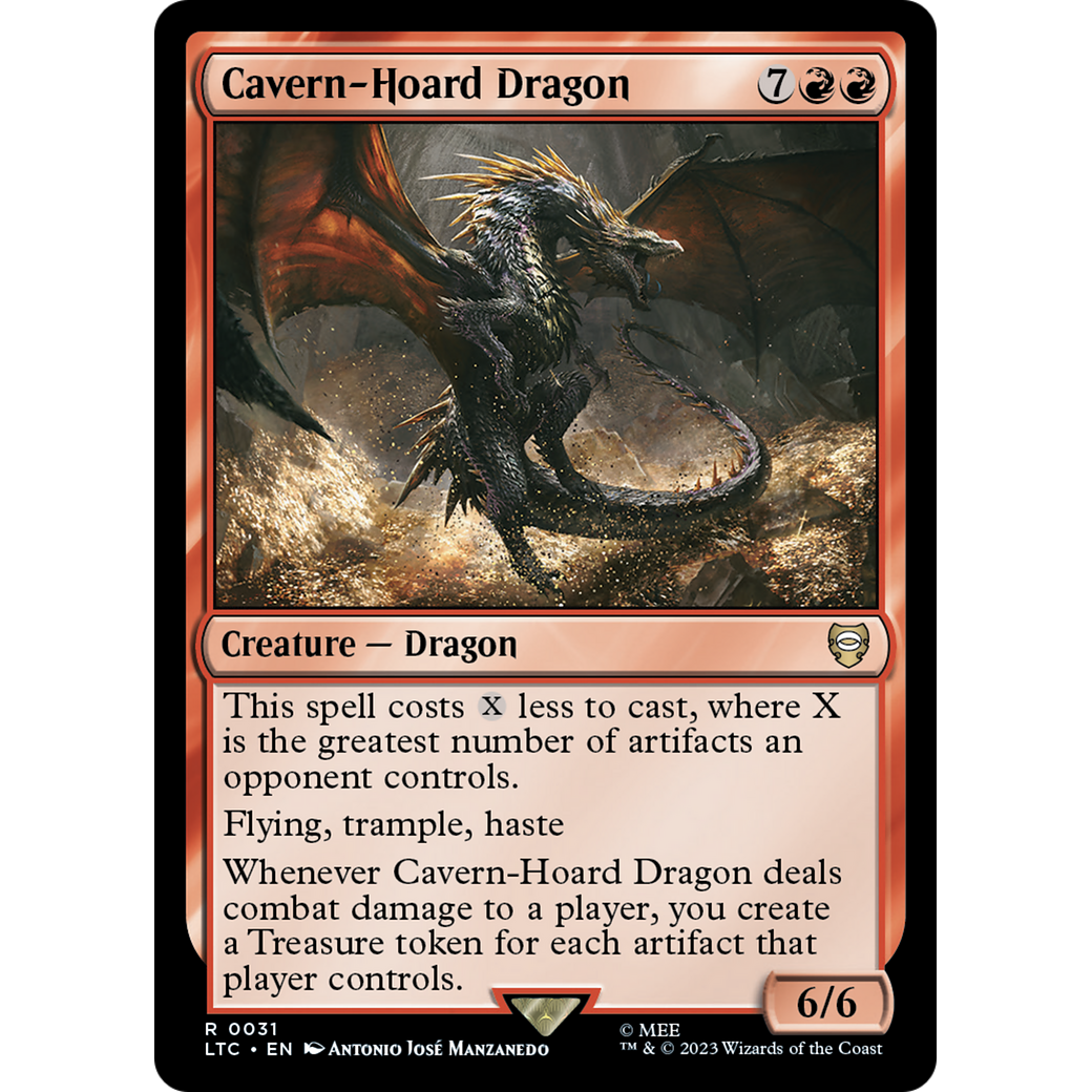 Cavern-Hoard Dragon (LTC-031) - Tales of Middle-earth Commander