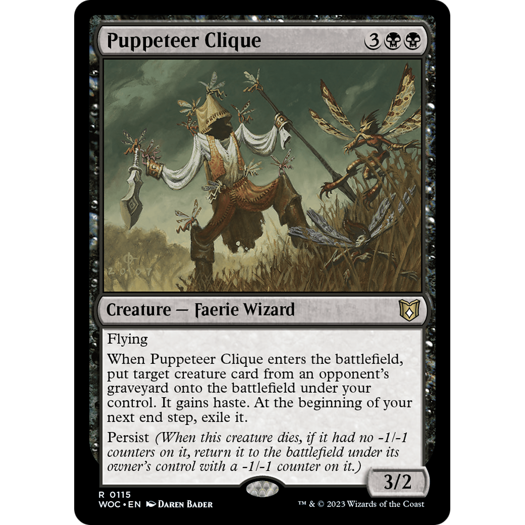 Puppeteer Clique (WOC-115) - Wilds of Eldraine Commander