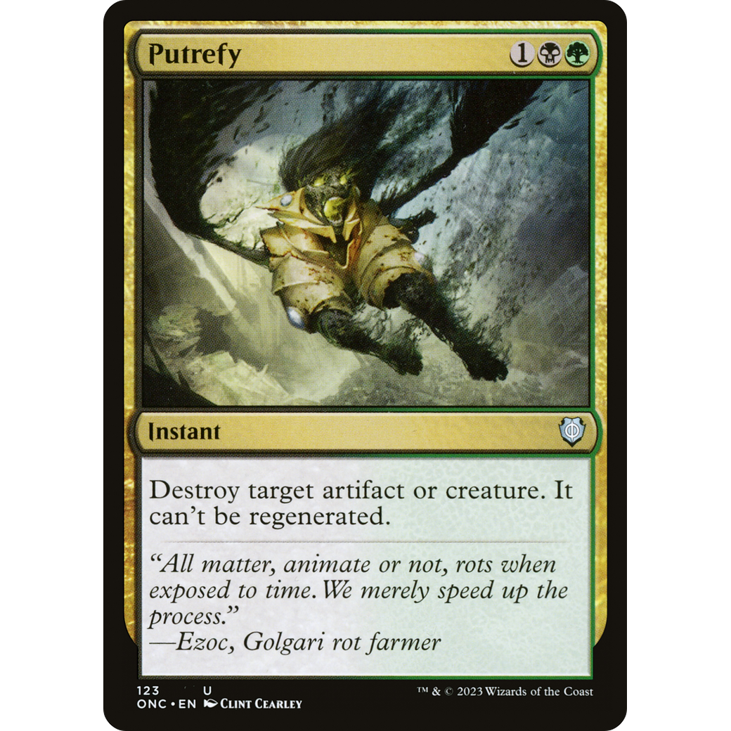 Putrefy (ONC-123) - Phyrexia: All Will Be One Commander