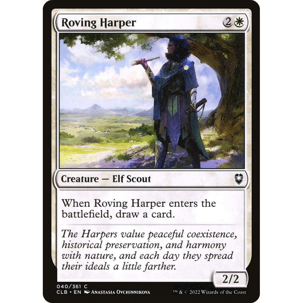 Roving Harper (CLB-040) - Commander Legends: Battle for Baldur's Gate