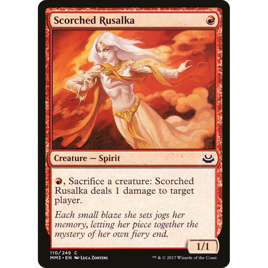 Scorched Rusalka (MM3-110) - Modern Masters 2017 Foil