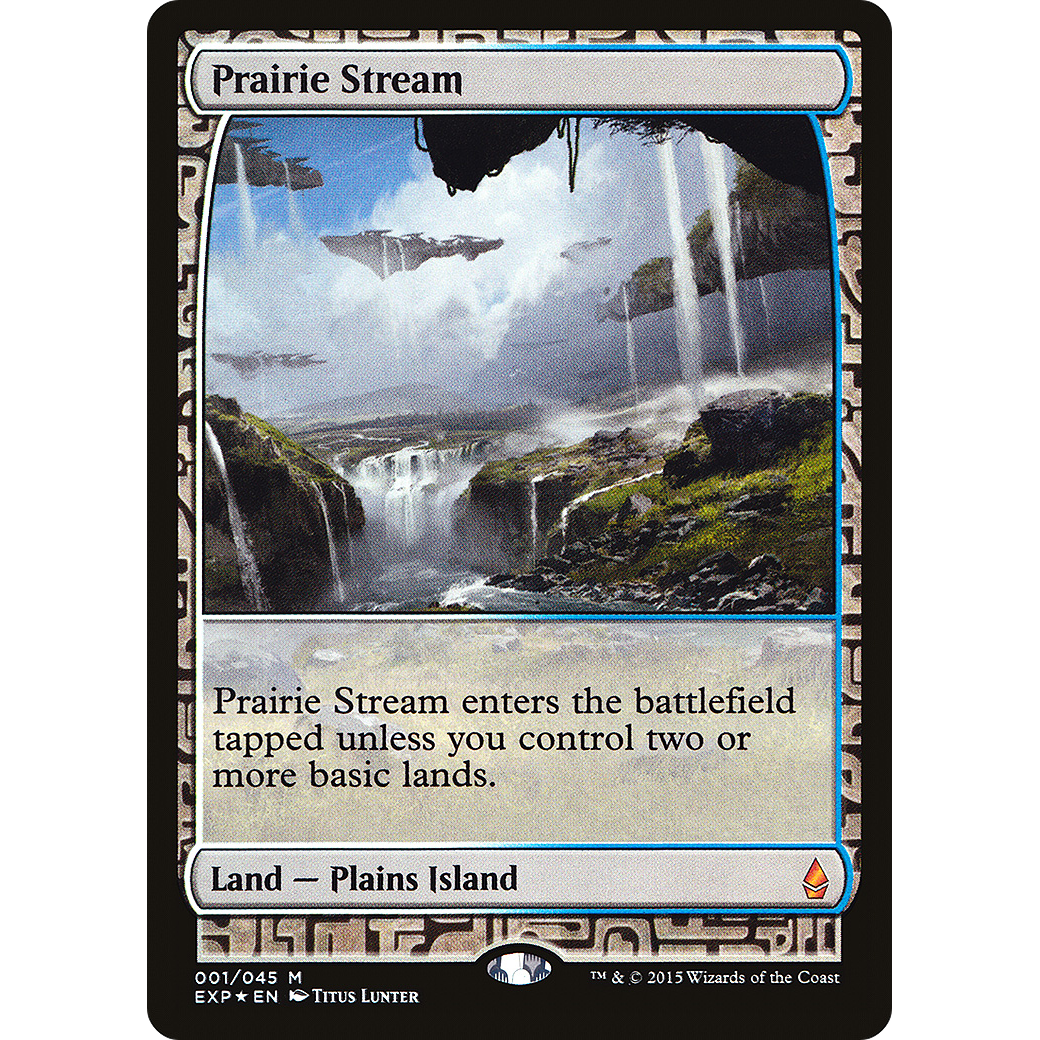Prairie Stream (EXP-001) - Zendikar Expeditions Foil