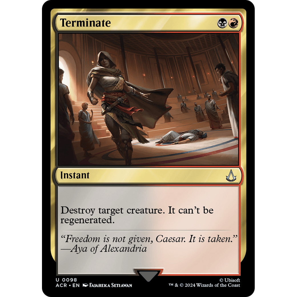 Terminate (ACR-098) - Assassin's Creed Foil