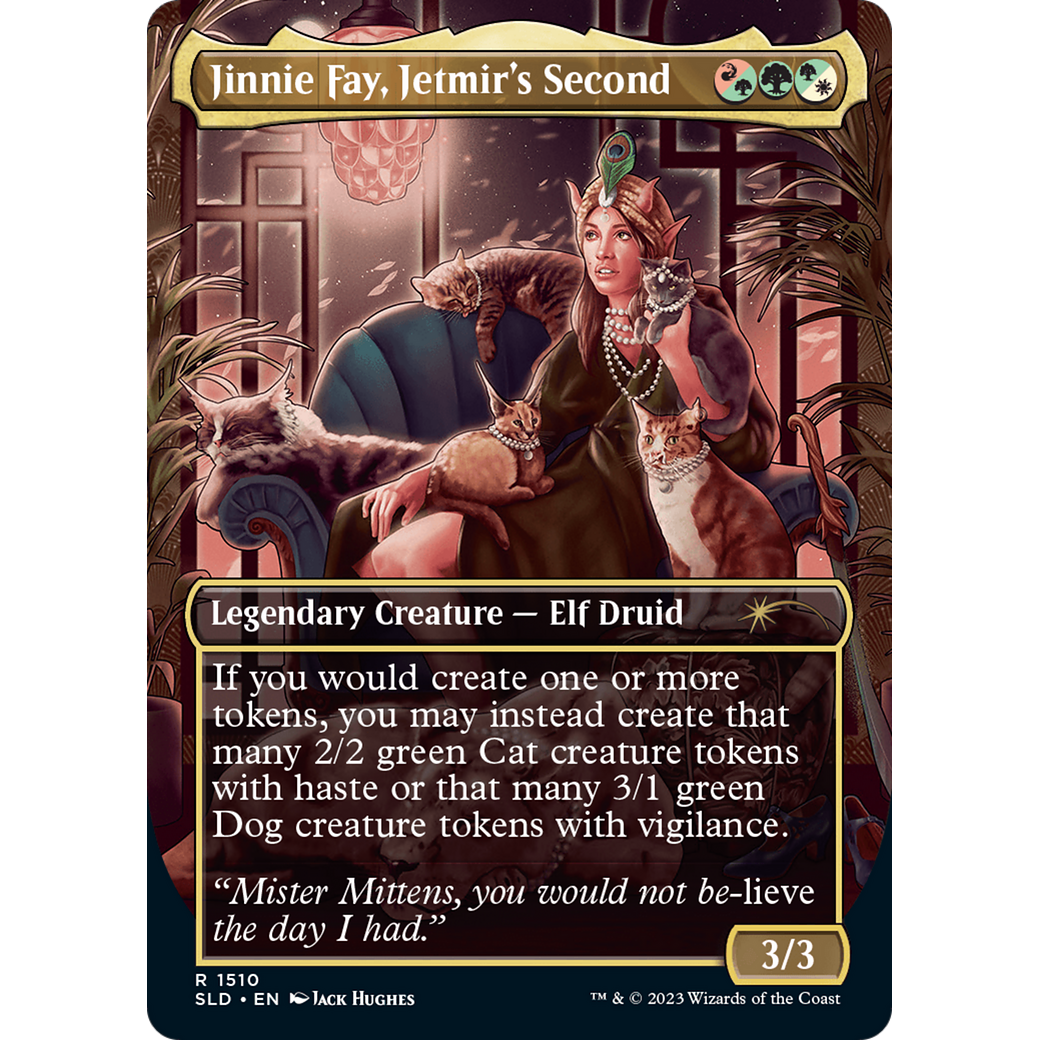 Jinnie Fay, Jetmir's Second (SLD-1510) - Secret Lair Drop (Borderless) Foil