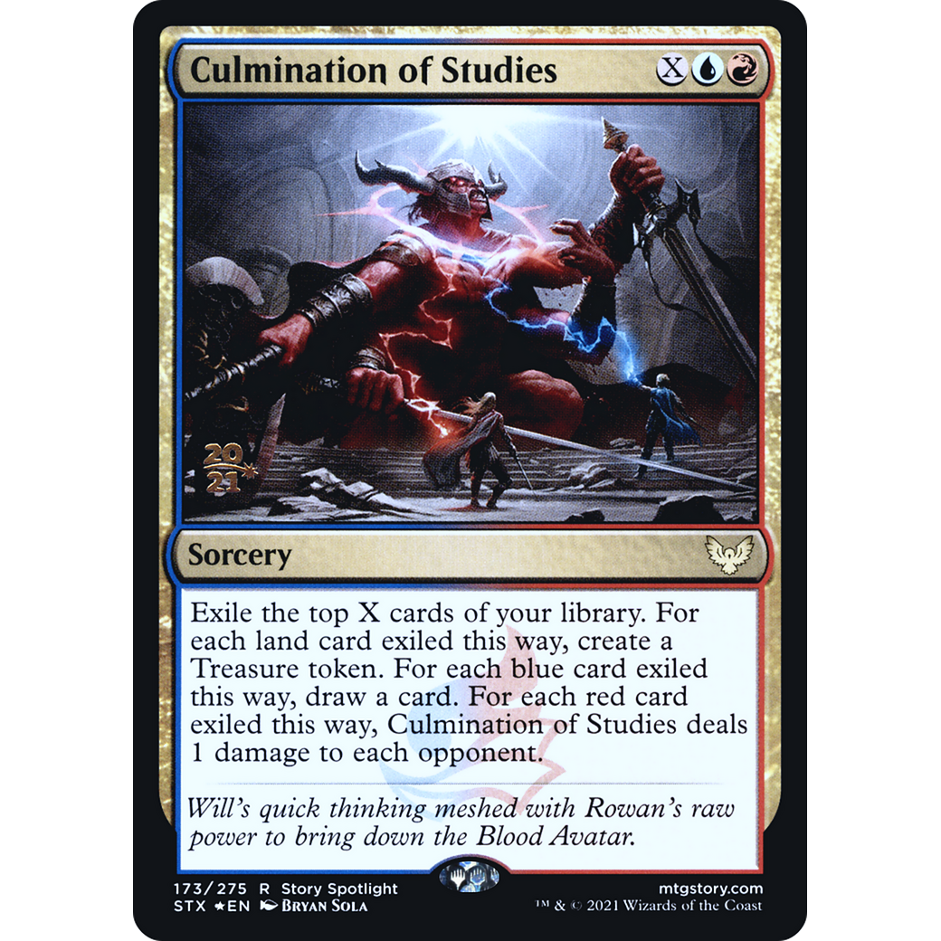 Culmination of Studies (PRE-173) - Strixhaven: School of Mages Promos Foil