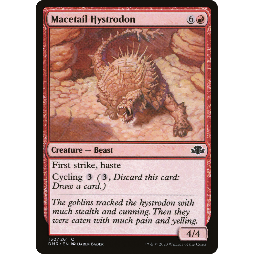 Macetail Hystrodon (DMR-130) - Dominaria Remastered Foil