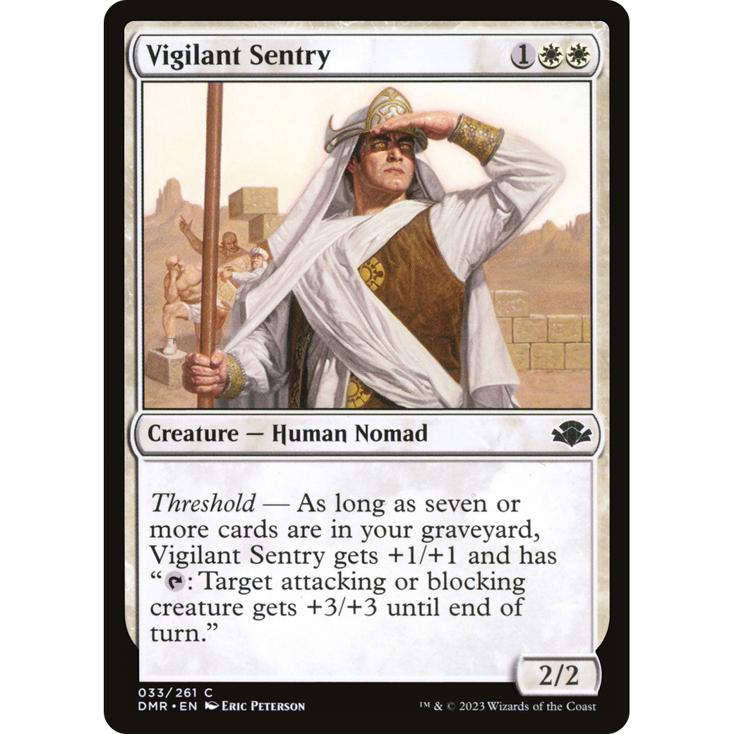 Vigilant Sentry (DMR-033) - Dominaria Remastered