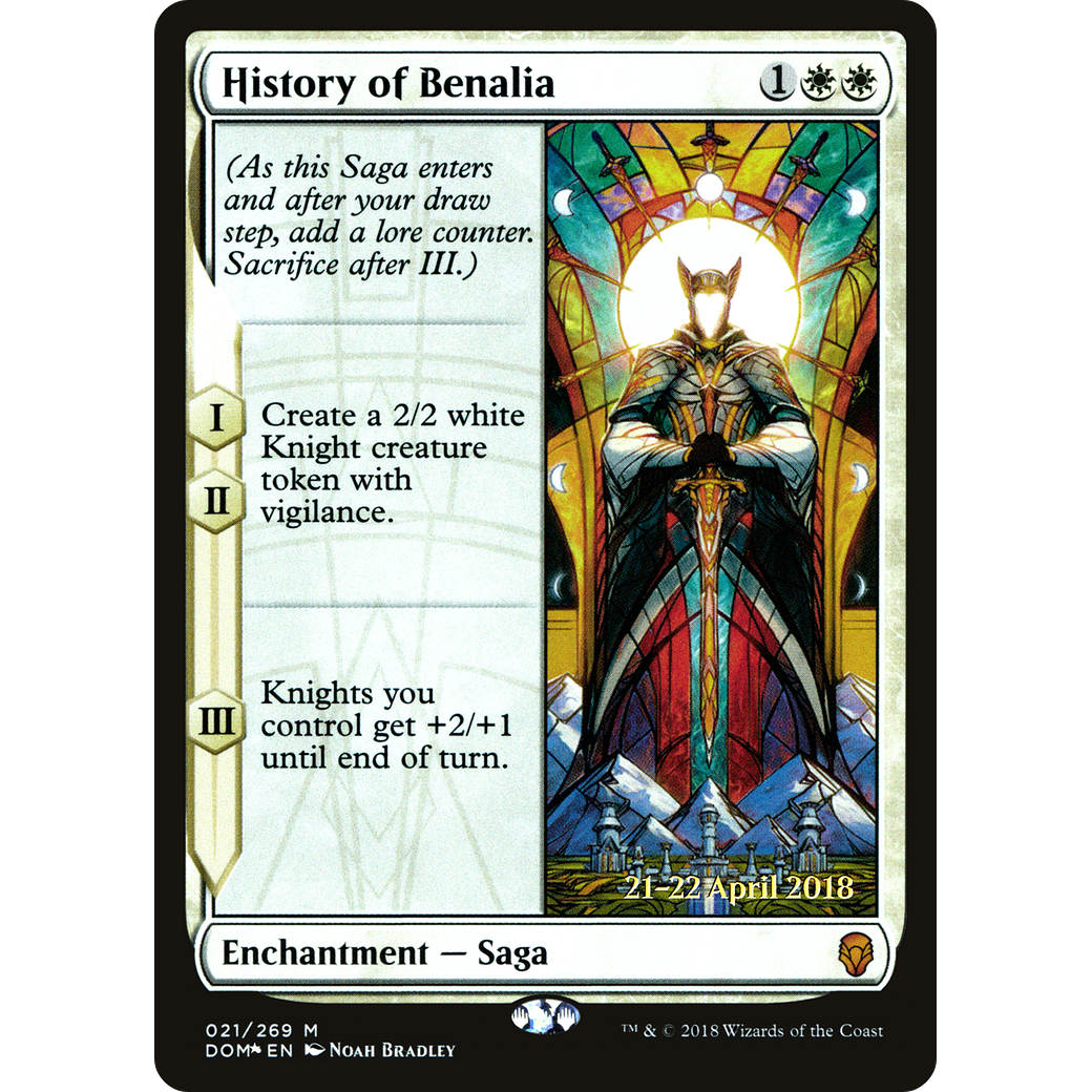 History of Benalia (PRE-021) - Dominaria Promos Foil