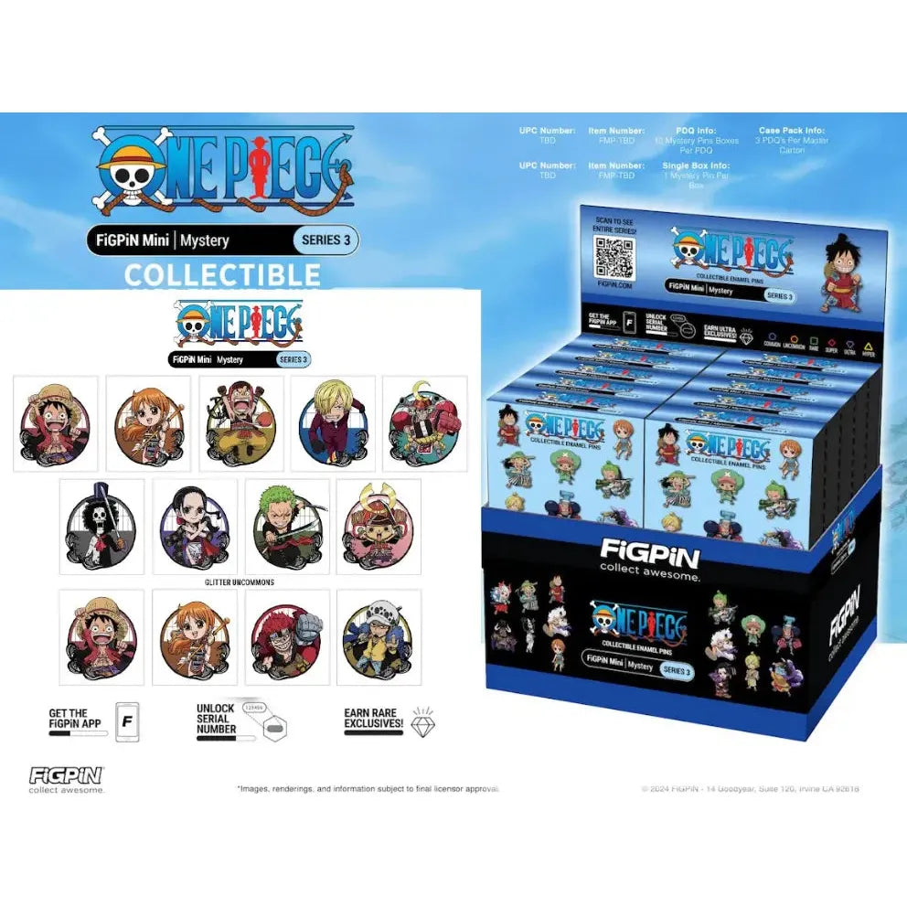 FiGPiN One Piece Series 2 Mystery Minis (Styles May Vary) (Pre-Order) (9/9/24 Release)