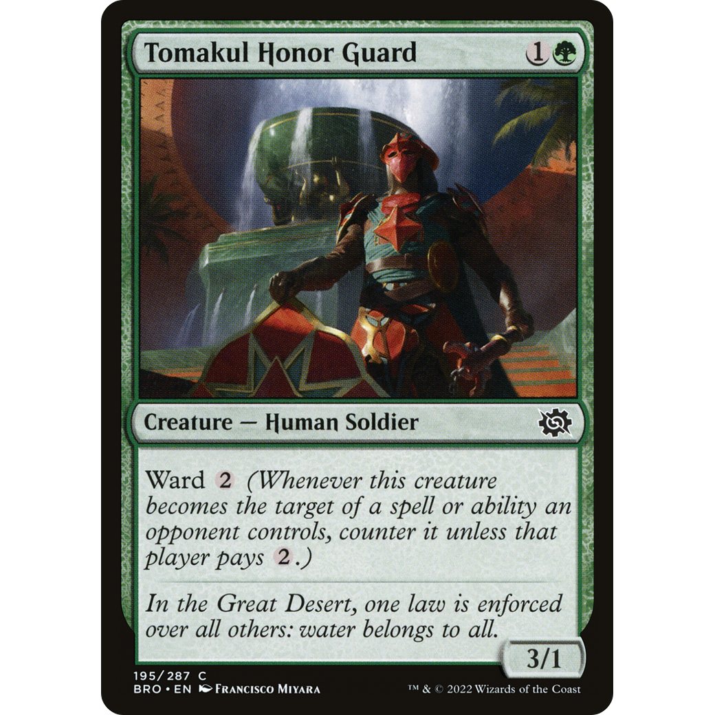 Tomakul Honor Guard (BRO-195) - The Brothers' War
