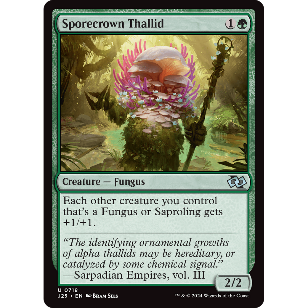 Sporecrown Thallid (J25-718) - Foundations Jumpstart