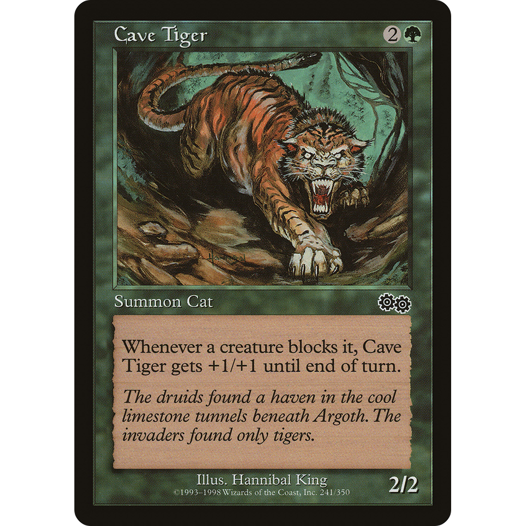 Cave Tiger (USG-241) - Urza's Saga