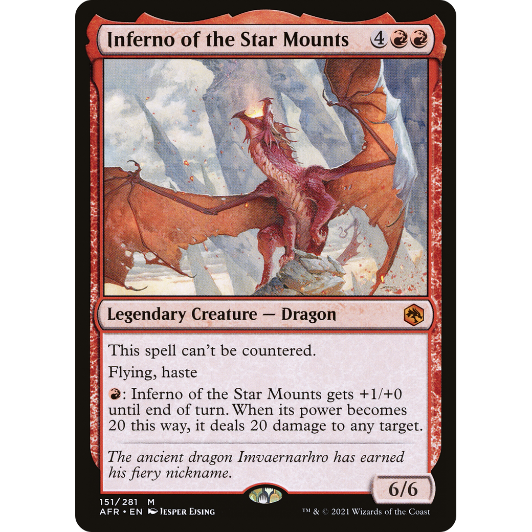 Inferno of the Star Mounts (AFR-151) - Adventures in the Forgotten Realms Foil