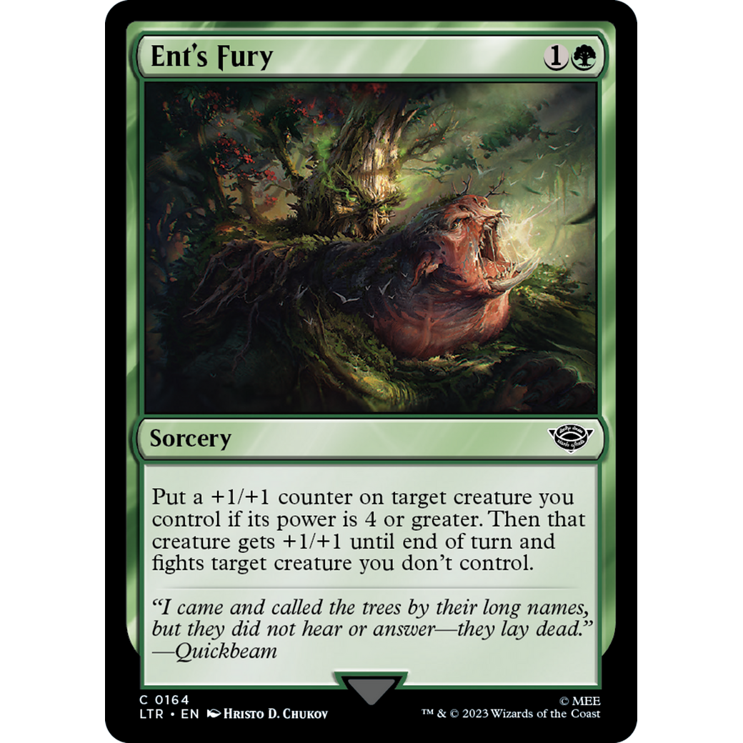 Ent's Fury (LTR-164) - The Lord of the Rings: Tales of Middle-earth Foil