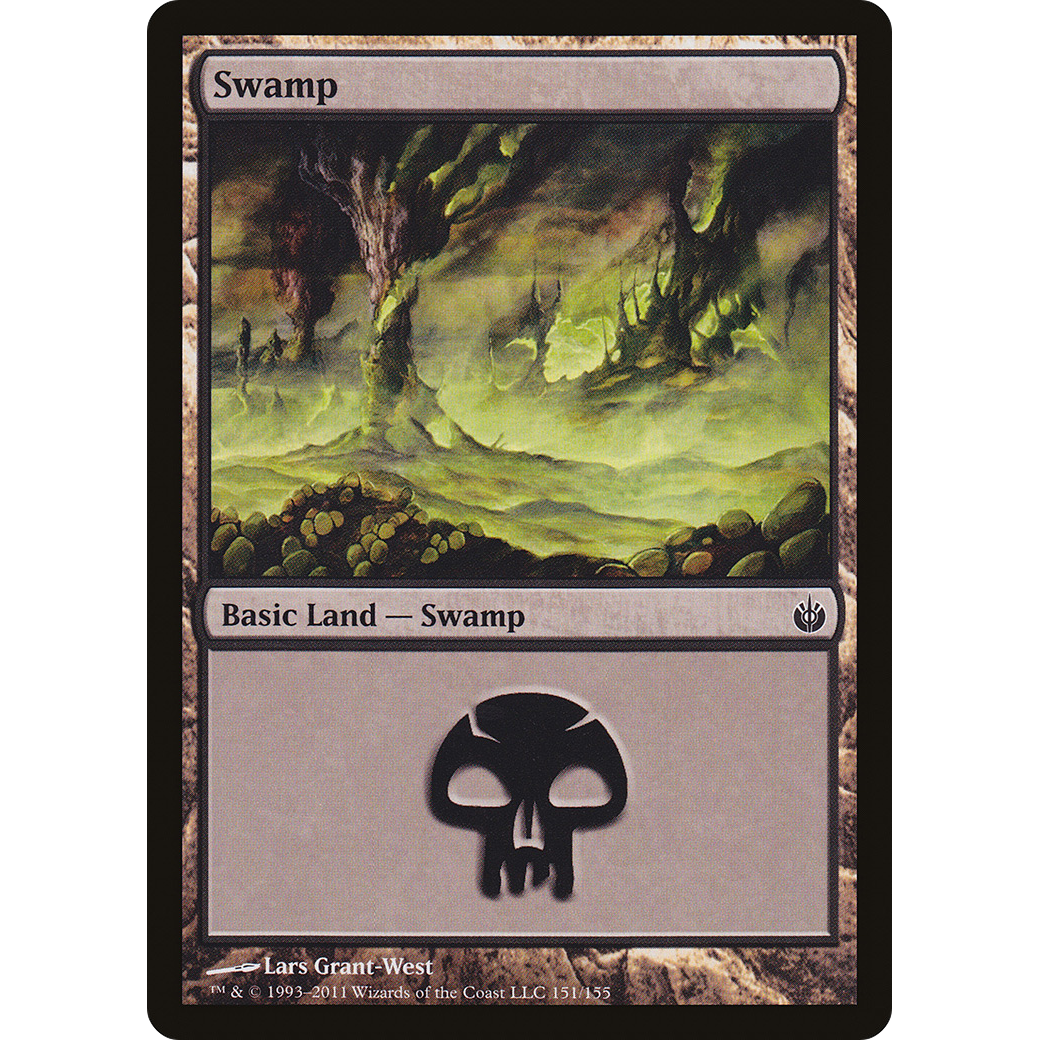 Swamp (151) (MBS-151) - Mirrodin Besieged