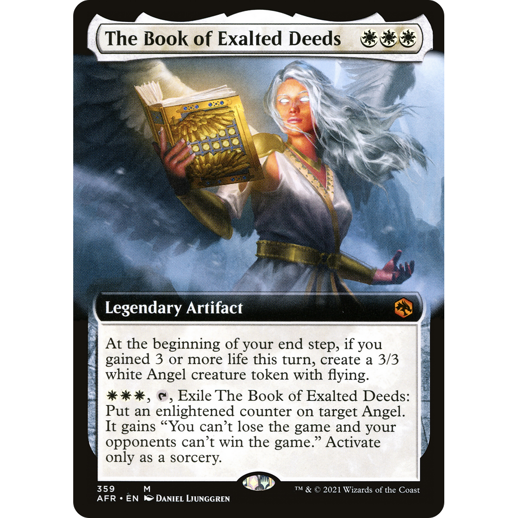 The Book of Exalted Deeds (Extended Art) (AFR-359) - Adventures in the Forgotten Realms: (Extended Art) Foil