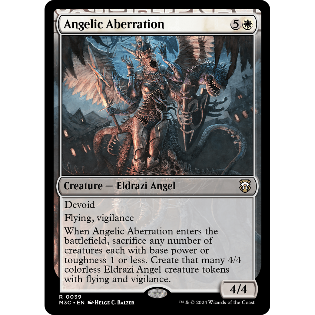 Angelic Aberration (M3C-039) - Modern Horizons 3 Commander: (devoid) Foil