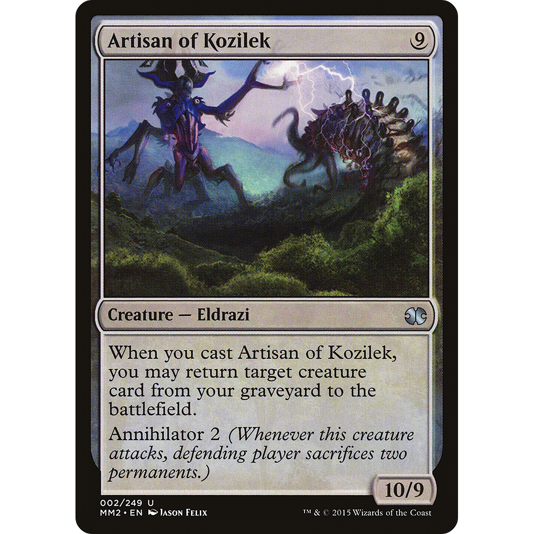 Artisan of Kozilek (MM2-002) - Modern Masters 2015 Foil