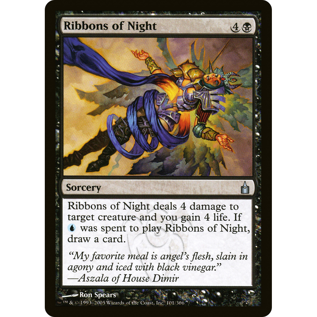 Ribbons of Night (RAV-101) - Ravnica: City of Guilds Foil