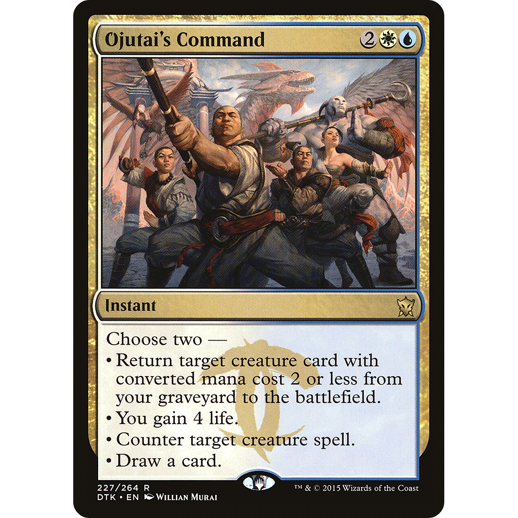 Ojutai's Command (DTK-227) - Dragons of Tarkir Foil