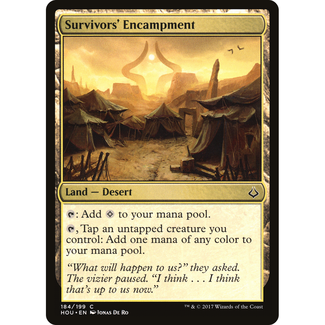 Survivors' Encampment (HOU-184) - Hour of Devastation Foil