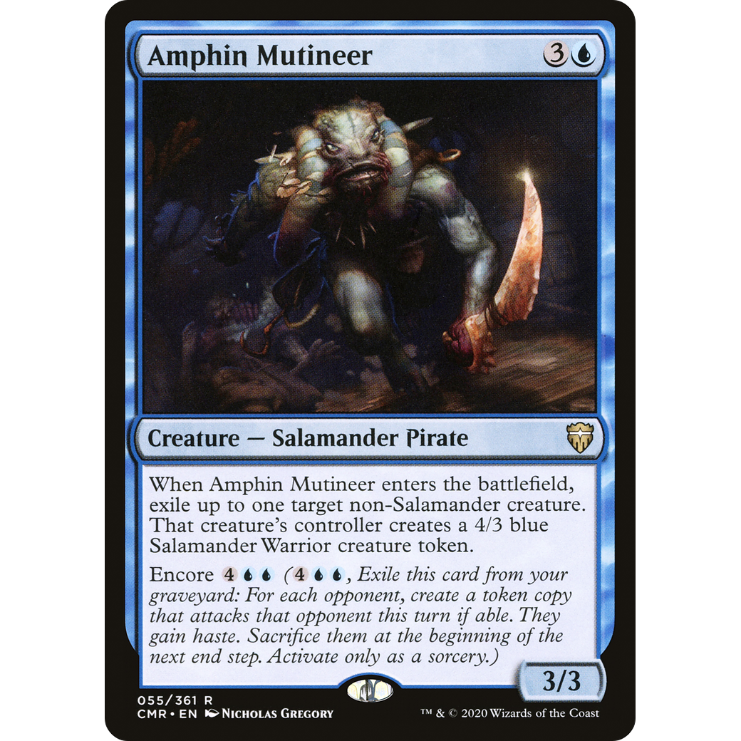 Amphin Mutineer (CMR-055) - Commander Legends Foil