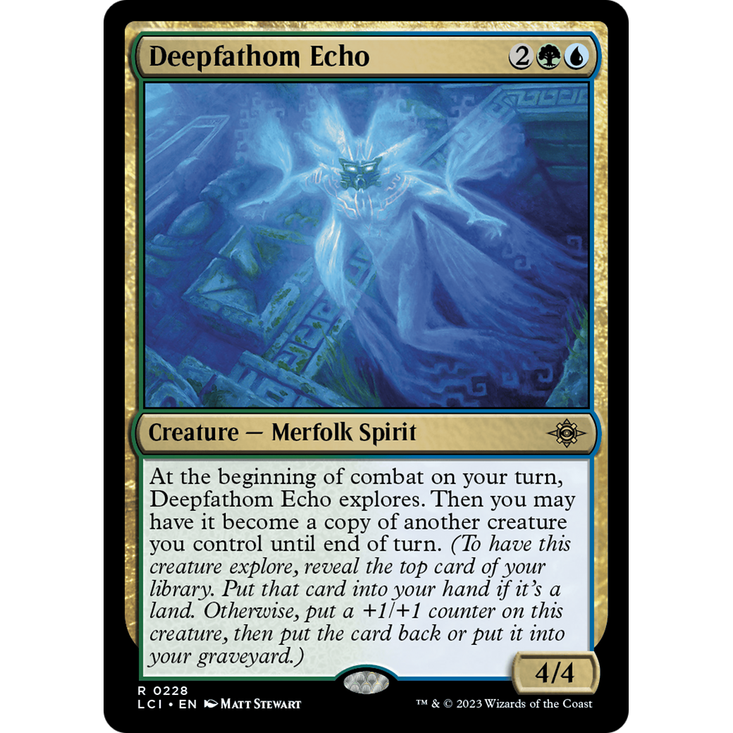 Deepfathom Echo (LCI-228) - The Lost Caverns of Ixalan Foil