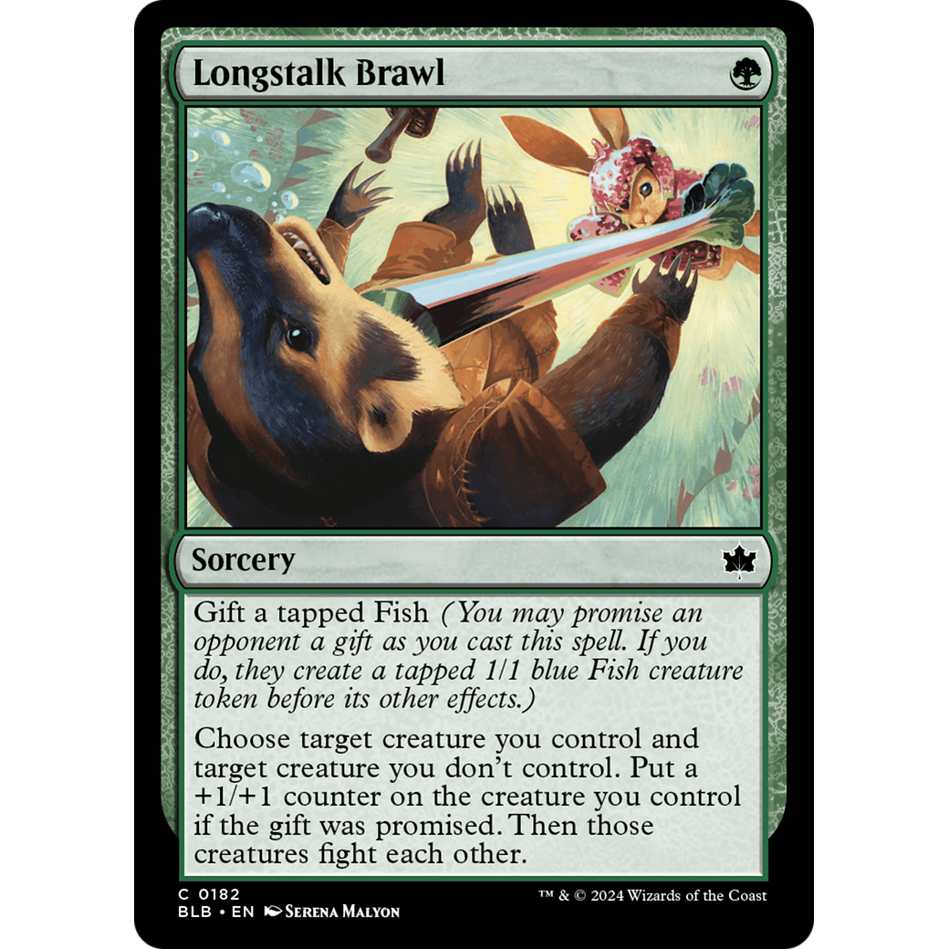 Longstalk Brawl (BLB-182) - Bloomburrow Foil