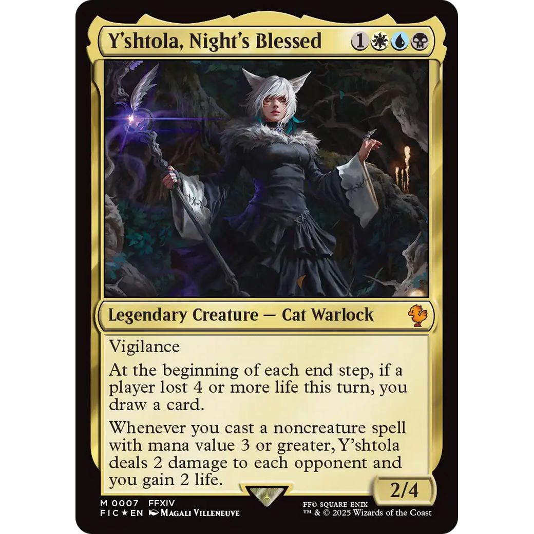 Y'shtola, Night's Blessed (FIC-007) - Commander: FINAL FANTASY Foil